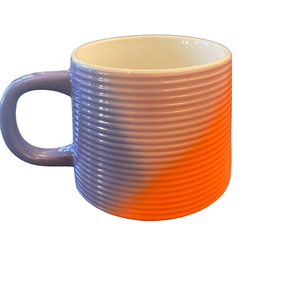Starbucks Purple And Orange Retro Style 10oz Coffee Mug